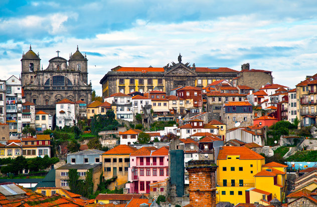 straatje in Portugese stad