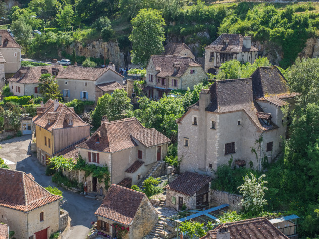 French village Saint Cirq Lapopie