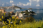 Harbour view of the resort town Kusadasi  on Turkey's Aegean coast